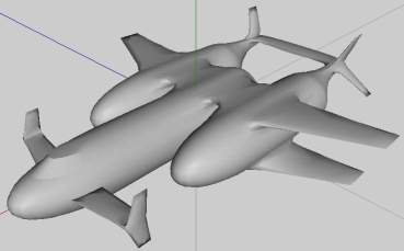 view of the 3D model