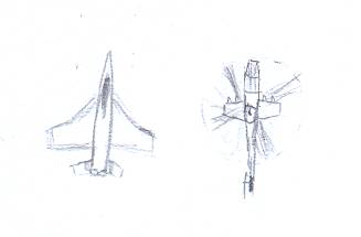 on the right should be Apache and on the left - maybe a Hornet?